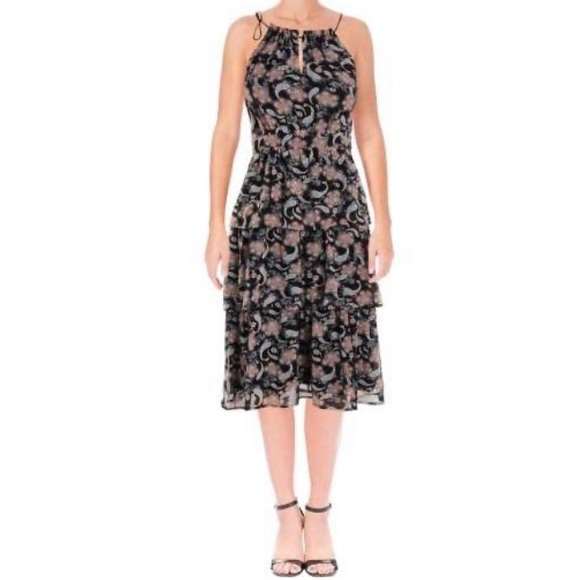 Aqua Dresses & Skirts - Aqua Womens Paisley Tiered Midi Dress